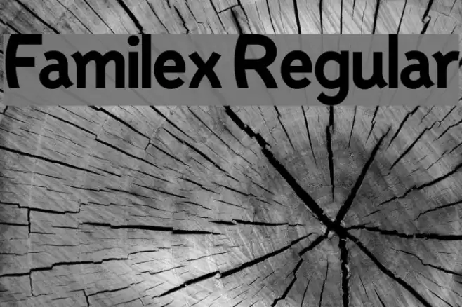 Familex Regular Font examples