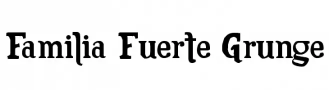 Familia Fuerte Grunge  Fuentes Gratis Descargar