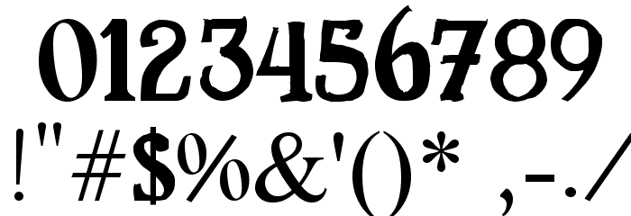 Familia Fuerte Grunge Font Alte caractere