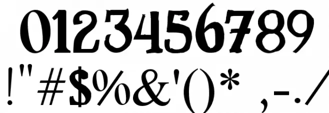 Familia Fuerte Grunge Font Alte caractere