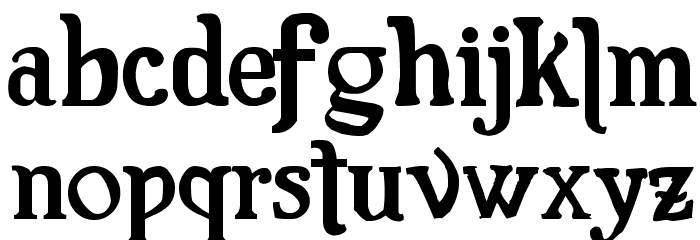 Familia Fuerte Grunge Font Litere mici