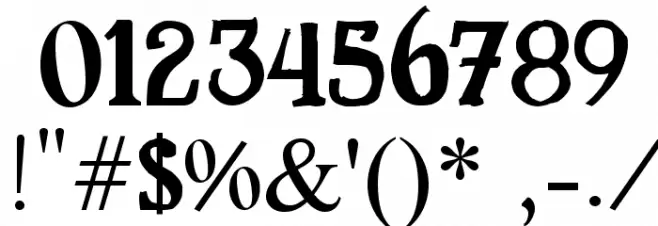 Familia Fuerte Font OTHER CHARS