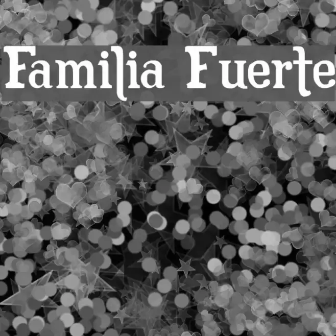 Familia Fuerte Font examples