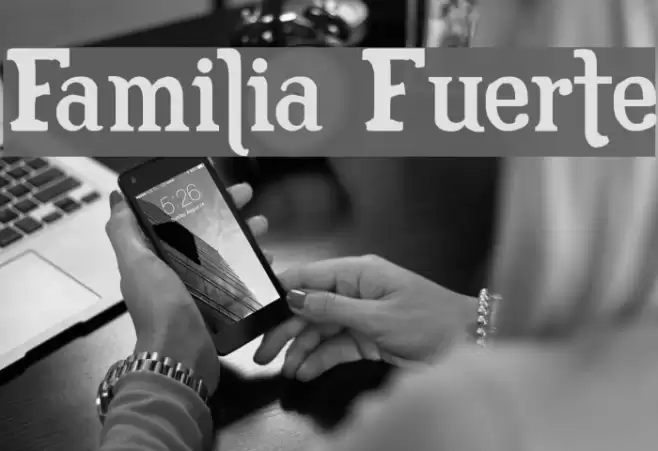 Familia Fuerte Font examples
