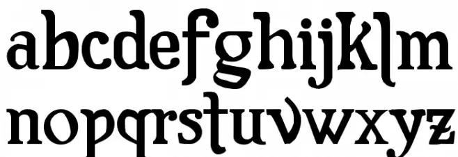 Familia Fuerte Caratteri MINUSCOLO