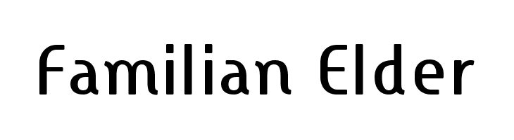 Familian Elder  font caratteri gratis