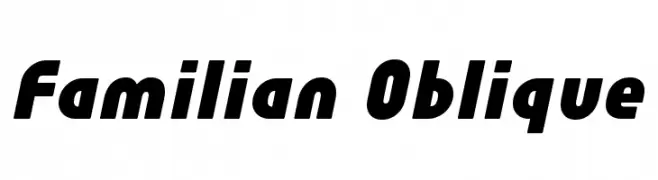 Familian Oblique  Fuentes Gratis Descargar