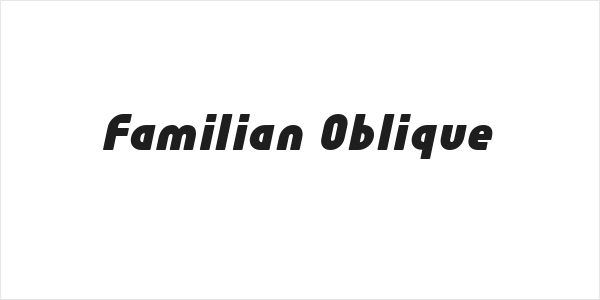 Familian Oblique Logo