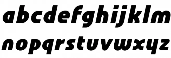 Familian Oblique خط أحرف صغيرة