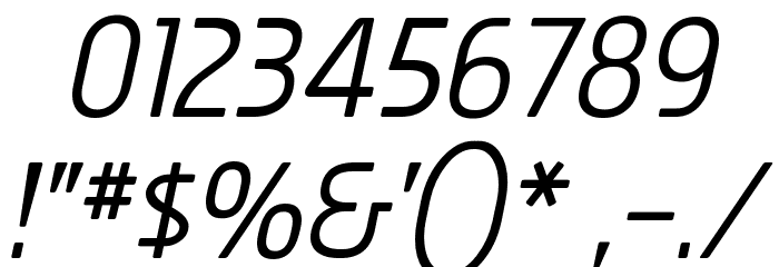 Familian Son Oblique Font OTHER CHARS