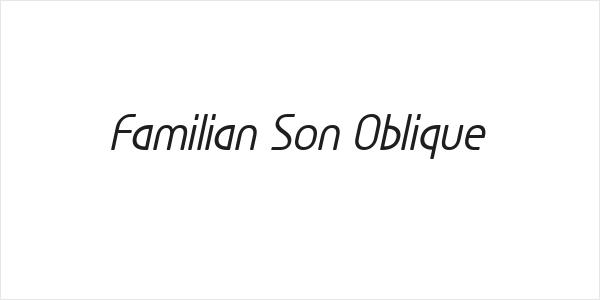 Familian Son Oblique Logo