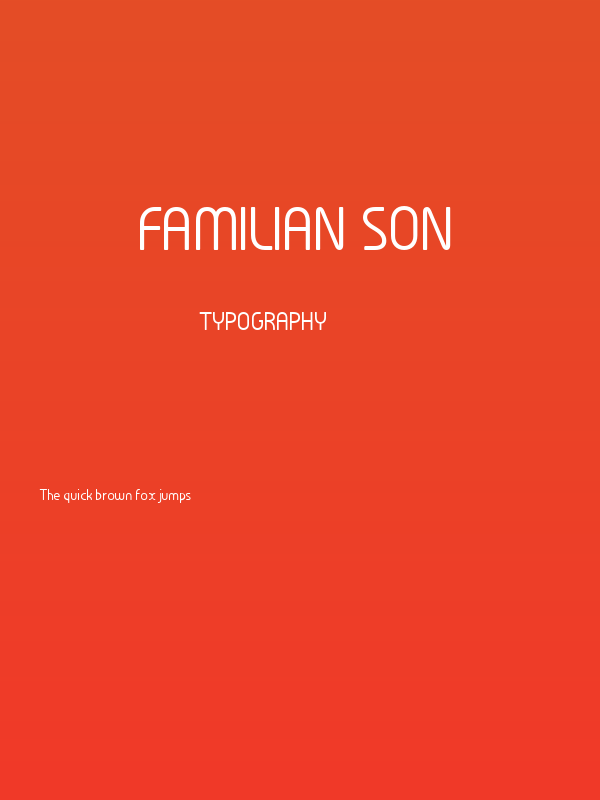Familian Son Poster