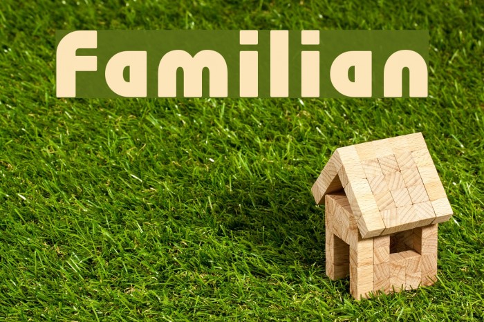 Familian Font examples