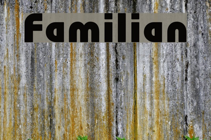 Familian Font examples