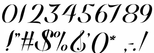 Familiar Taste of Poison Reg Font OTHER CHARS