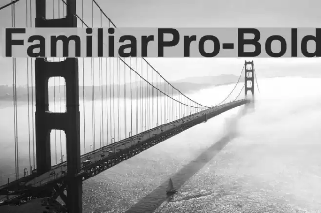 FamiliarPro-Bold フォント examples