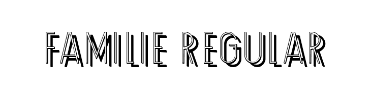 Familie Regular  フリーフォントのダウンロード