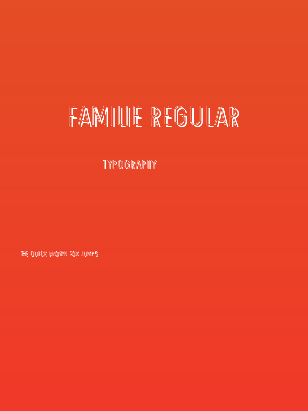 Familie Regular Poster