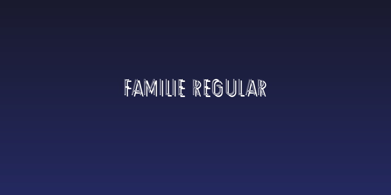 Familie Regular Social Header