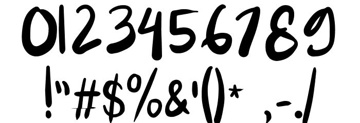 Familite Font OTHER CHARS