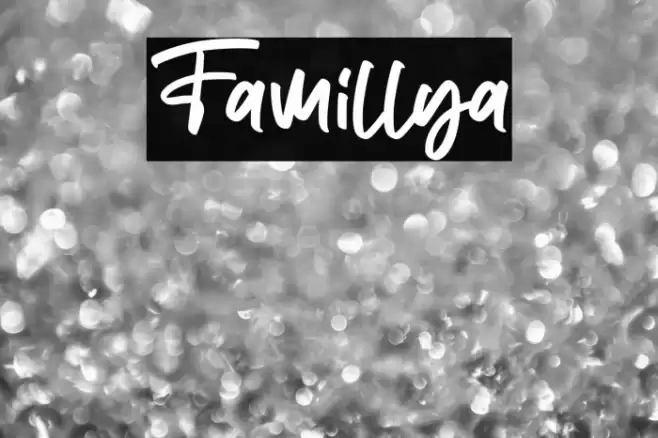 Famillya फ़ॉन्ट examples