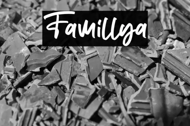 Famillya फ़ॉन्ट examples