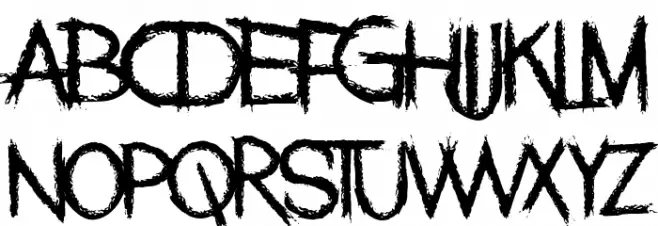 Family Annihilator Font Litere mari