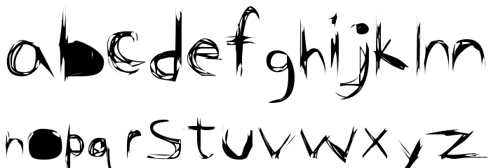 Family Bonding Font LOWERCASE
