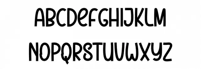 Family Christmas フォント 大文字