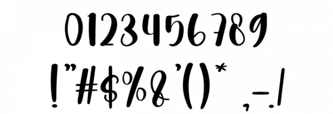 Family Gathering 字体 其它煤焦
