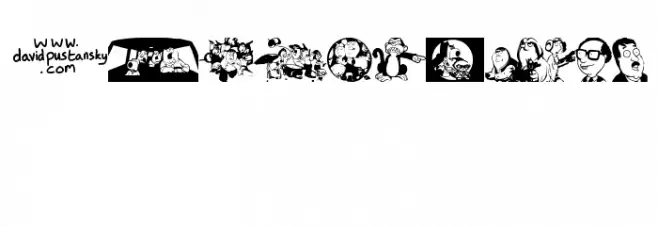 Family Guy Giggity Font OTHER CHARS