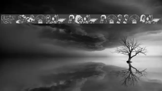 Family Guy Giggity Font examples