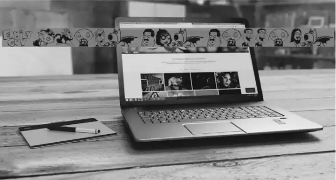 Family Guy Giggity Font examples