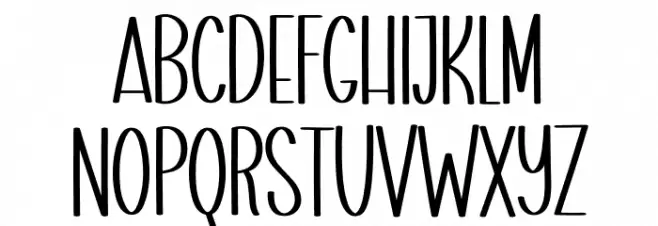 Family House خط أحرف صغيرة