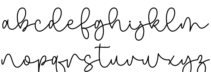 Family Monoline Duo Font LOWERCASE