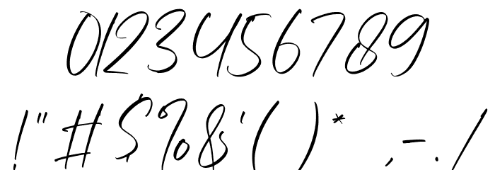 Family Prosperity Font OTHER CHARS