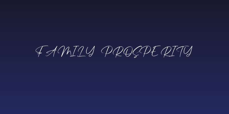 Family Prosperity Social Header