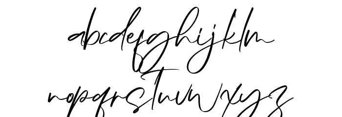 Family Prosperity Font LOWERCASE