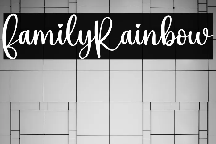 Family Rainbow Example 3