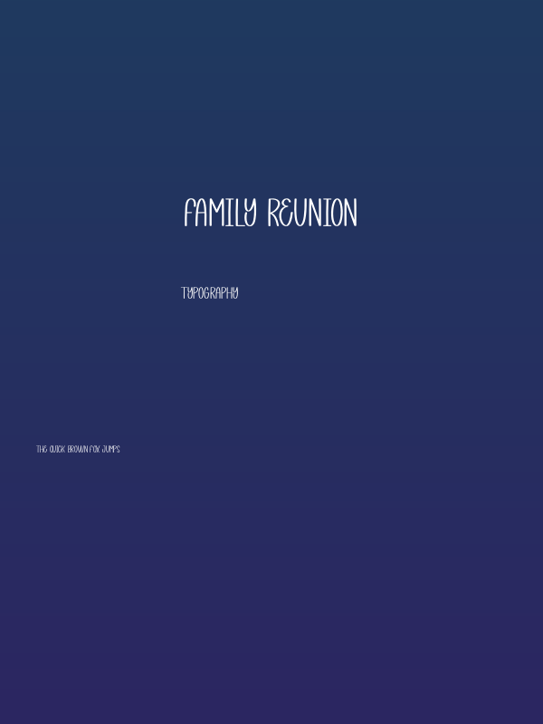 Family Reunion Poster
