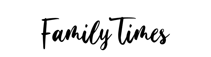 Family Times  フリーフォントのダウンロード