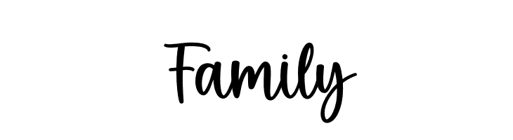 Family  Frei Schriftart Herunterladen
