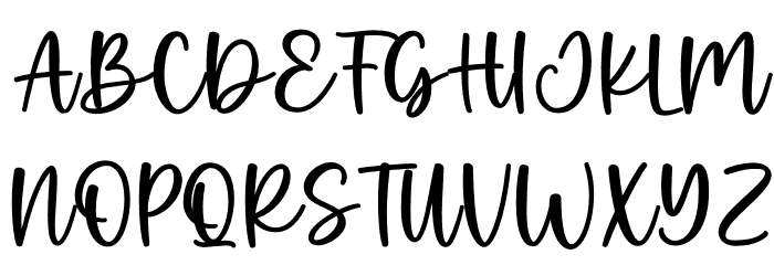 Family Font UPPERCASE