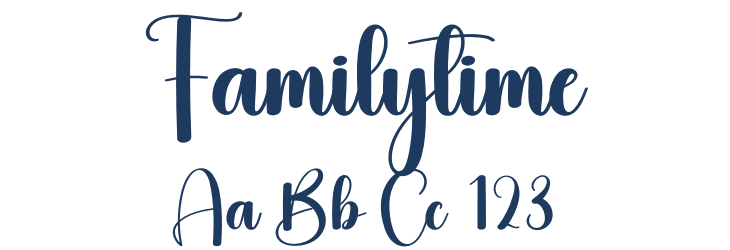 Familytime Font Preview