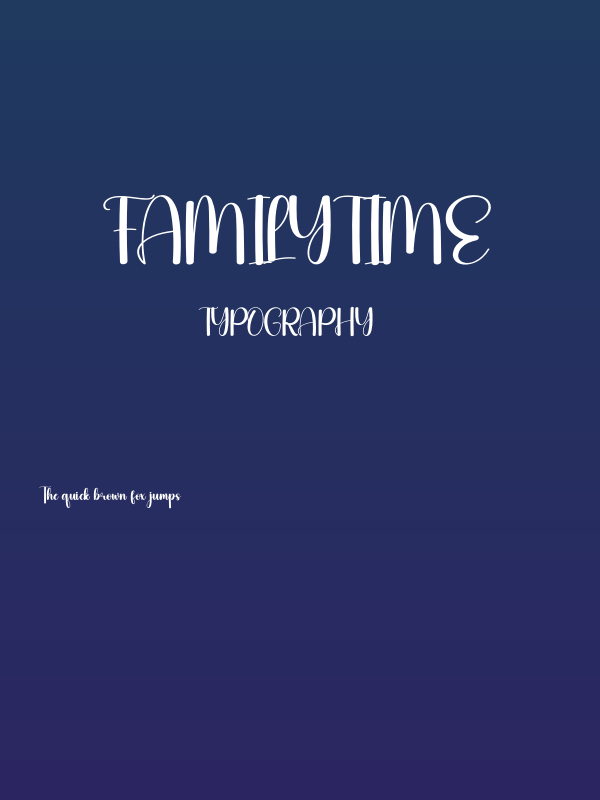 Familytime Poster