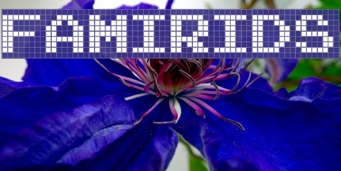 Famirids Font examples