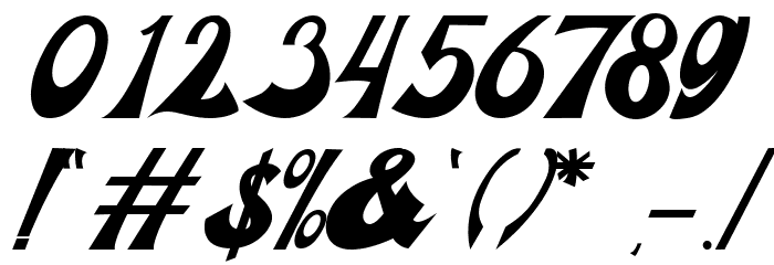 Famlous Font OTHER CHARS