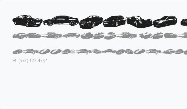 Famous Cars Business Card