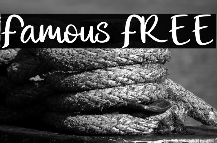 Famous FREE Example 1