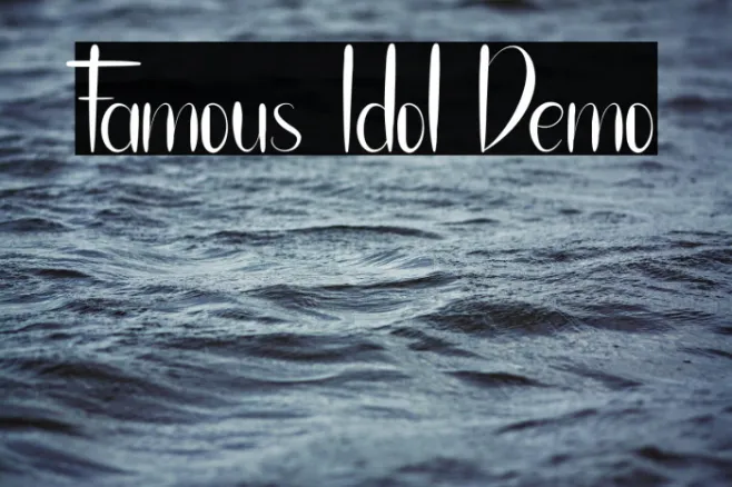 Famous Idol Demo Example 1